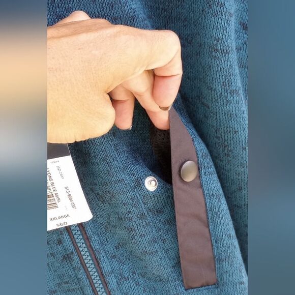 NWT ST. JOHN'S BAY Terra-Tek Lyons Blue/Teal Windproof/Water Resistant Vest XXL - Picture 8 of 12